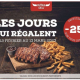 Offre exceptionnelle : Jusqu’à 25% de remise sur vos plats