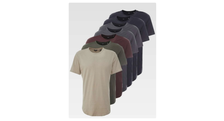 Économisez 70 % : Pack de 7 T-shirts Only &  Sons Onsmatt Life