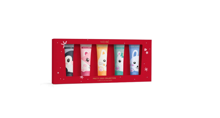 70 % de réduction : Nocibé Coffret 5 crèmes pour les mains Pretty Zoo Collection