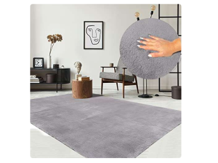 Economisez 50% : Tapis à poils courts the carpet Relax – 160 × 230 cm, Gris