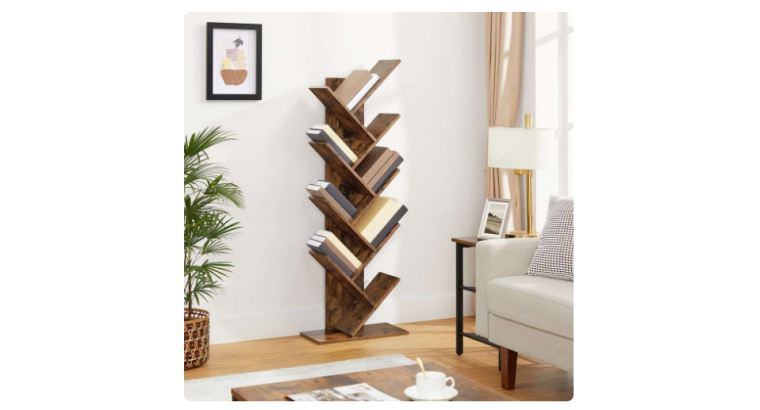 36 % d’économies : Bibliothèque Vasagle forme arbre LBC11BX – 50 x 24 x 141,5 cm