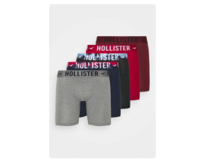 62% de remise : Lot de 5 boxers longs Hollister