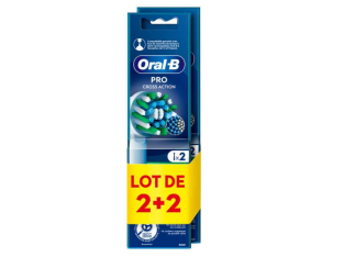 70% de remise : Pack de 4 brossettes Oral-B Pro Cross Action