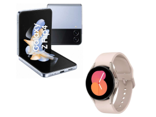 35% d’économies : Smartphone Samsung Galaxy Z Flip 4 6.7″+ Montre connectée Galaxy Watch 5