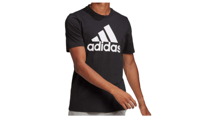 T-Shirt Noir pour Homme Adidas – 100% Coton