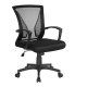 Chaise de bureau Yaheetech – Noir, Inclinable, Max 125 kg