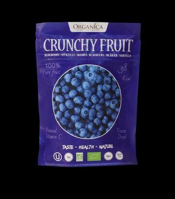 Crunchy fruit myrtilles Family pack 60g