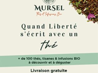 + de 100 thés, tisanes & infusions BIO à découvrir chez MURSEL