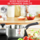 Tefal Comfort Max Batterie de cuisine 5 pièces, Casseroles 14/16/18 cm avec Couvercle