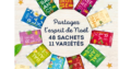 Lipton Calendrier de l’Avent, idée cadeau de Noël, assortiment de 48 sachets !