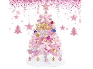 Mini Sapin De NOEL 60cm Lumineux LED avec 47 Pièces Décoration