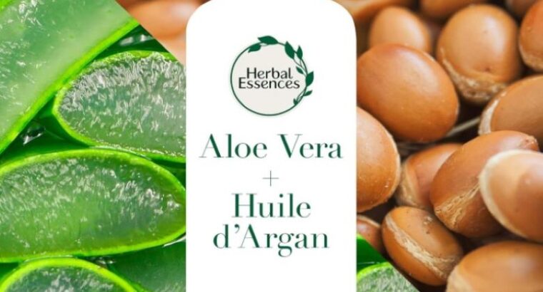 Herbal Essences Réparation Huile En Spray Huile D’Argan Et Aloe Vera Pour Cheveux Secs Et Abîmés