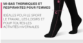 NOLOGO Chaussettes Hautes Thermiques Femmes Vancouver Taille 2X & 3X