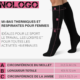 NOLOGO Chaussettes Hautes Thermiques Femmes Vancouver Taille 2X & 3X