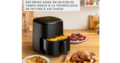 Moulinex Friteuse sans huile, Capacité XL 5 L Air Fryer Gain de temps et d’énergie…