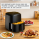 Moulinex Friteuse sans huile, Capacité XL 5 L Air Fryer Gain de temps et d’énergie…