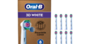 Oral-B Pro 3D White Brossettes pour Brosse à dents électriques, Pack De 8 Unités,