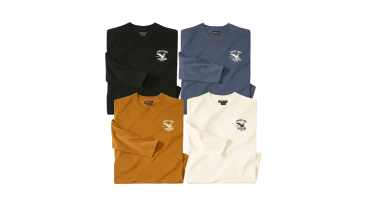 Pack de 4 Tee-shirts Manches Longues Colorado