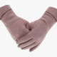 Outrip Gants d’hiver chauds pour femme avec doublure épaisse et coupe-vent pour écran tactile