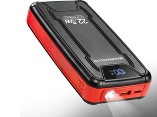 MAOMAOCON : Charge rapide Power Bank USB C avec lampe de poche LED