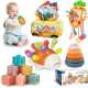 Jouets Montessori : Jouets pour bébés de 6 à 12 mois – 5 en 1 -Jouets Sensoriels Amazon