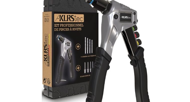 KLRStec: Kit professionnel de pinces à rivets disponible sur Amazon