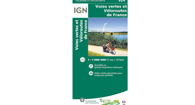 IGN Voies Vertes et Veloroutes de France – Carte topographique
