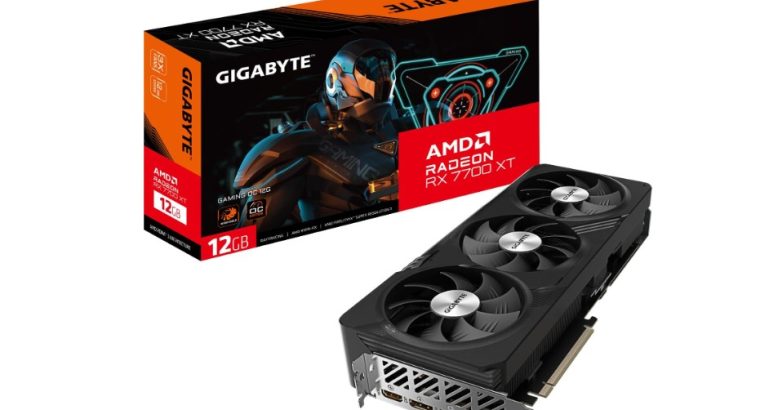 GIGABYTE Radeon RX 7700 XT Gaming OC Carte Graphique -GV-R77XTGAMING