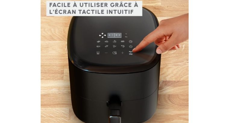 Air fryer Moulinex: Capacité 5 L, Jusqu’à 6 personnes, 10 programmes, Ecran digital