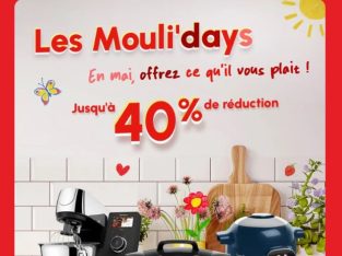 Jusqu’à 40 % de remise sur une sélection d’articles chez Moulinex !