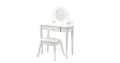 Coiffeuse enfant blanche avec tabouret KidKraft