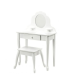 Coiffeuse enfant blanche avec tabouret KidKraft