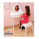 Coiffeuse enfant blanche avec tabouret KidKraft