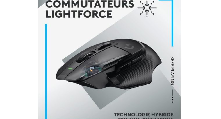 Souris Gaming Logitech G502 X Noir en promotion !