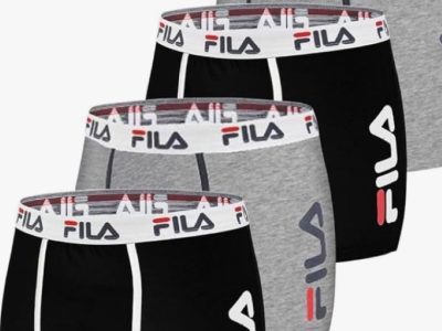 FILA Caleçon Boxeur (Lot de 4) Homme