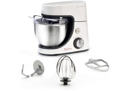 Moulinex Robot pâtissier, Capacité bol 4,6 L, 8 vitesses + Pulse, Technologie Fouet Whisk