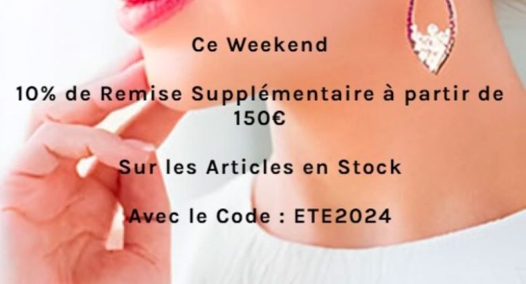 Economisez 10% supplémentaires sur les bijoux de l’atelier d’Azur!