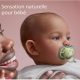 Philips Avent : Lot de 4 sucettes légères et aérées pour bébés âgés de 0 à 6 mois