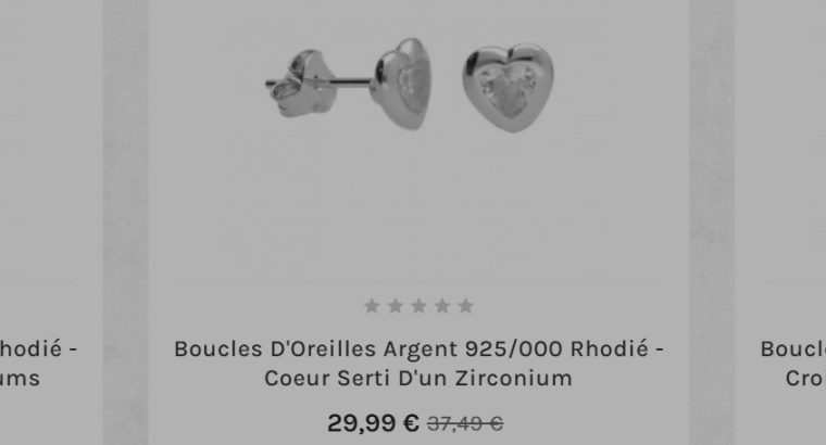 Economisez 10% supplémentaires sur les bijoux de l’atelier d’Azur!