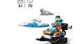 LEGO 60376 City :La Motoneige d’Exploration Arctique, Jouet de Construction de Véhicules …