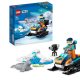 LEGO 60376 City :La Motoneige d’Exploration Arctique, Jouet de Construction de Véhicules …