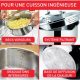 Tefal Faitout 16 cm, Induction, Couvercle filtrant en verre, Acier inoxydable 18/10, Garantie 10 ans