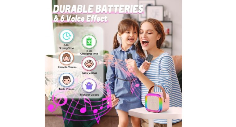 Micro Karaoke Enfant Dislocati ,Idéal Cadeau Fille 4-12 Ans !