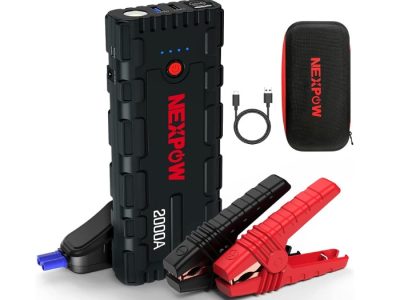 NEXPOW Booster Batterie Voiture 2000A Portable Jump Starter