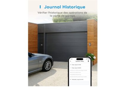 Ouvre-Porte de Garage Connecté blanc de la marque : MEROSS ,Compatibilité diverse !