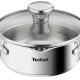 Tefal Faitout 16 cm, Induction, Couvercle filtrant en verre, Acier inoxydable 18/10, Garantie 10 ans