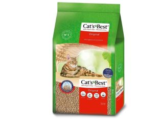 Litière pour chats agglutinante – 40L / 17.2kg-Cat’s Best Original