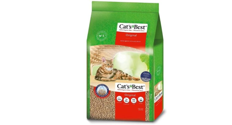 Litière pour chats agglutinante – 40L / 17.2kg-Cat’s Best Original