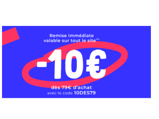 Cdiscount : Profitez d’une remise de 10€ dès 79€ d’achat