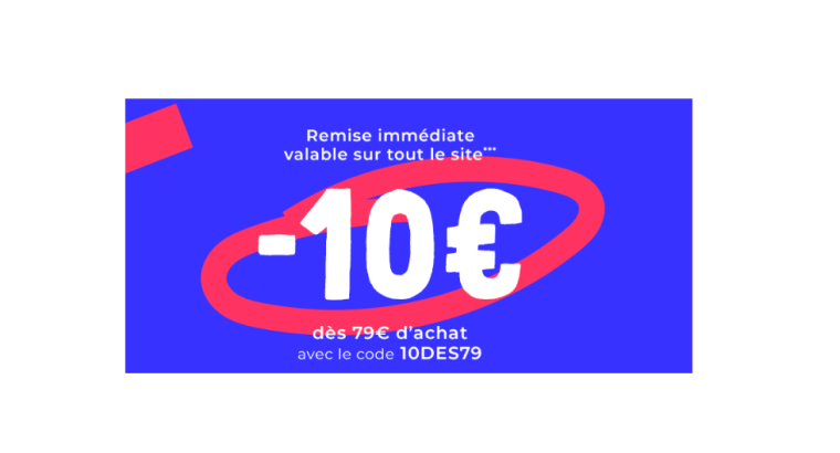 Cdiscount : Profitez d’une remise de 10€ dès 79€ d’achat